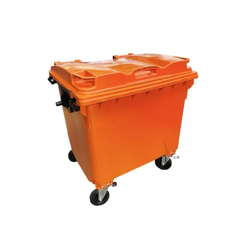 Contentor Plástico 1000 Litros Laranja