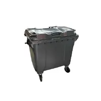 Container de Plástico Injetado 1000 Litros - CINZA - imagem 1