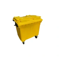 Container de Plástico Injetado 1000 Litros - AMARELO - imagem 1