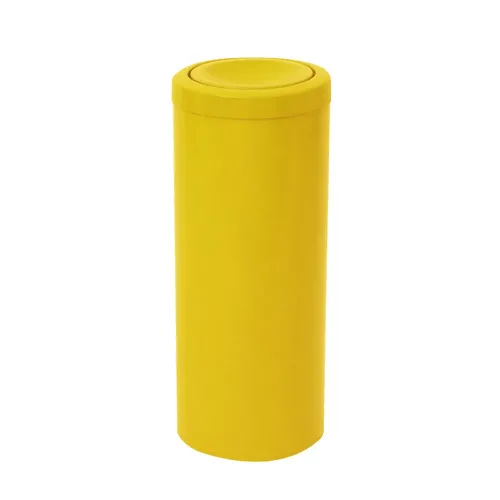 Cesto de Lixo 23 Litros com Tampa Flip Top - AMARELO