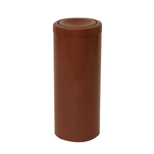 Cesto de Lixo 23 Litros com Tampa Flip Top - MARROM