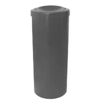 Cesto de Lixo 23 Litros Sem Tampa - BRANCO - imagem 6