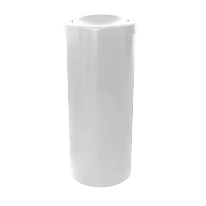 Cesto de Lixo 23 Litros Sem Tampa - BRANCO