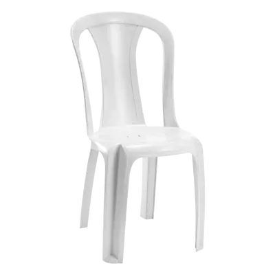 Cadeira Plástica Bistro Ametista Branca