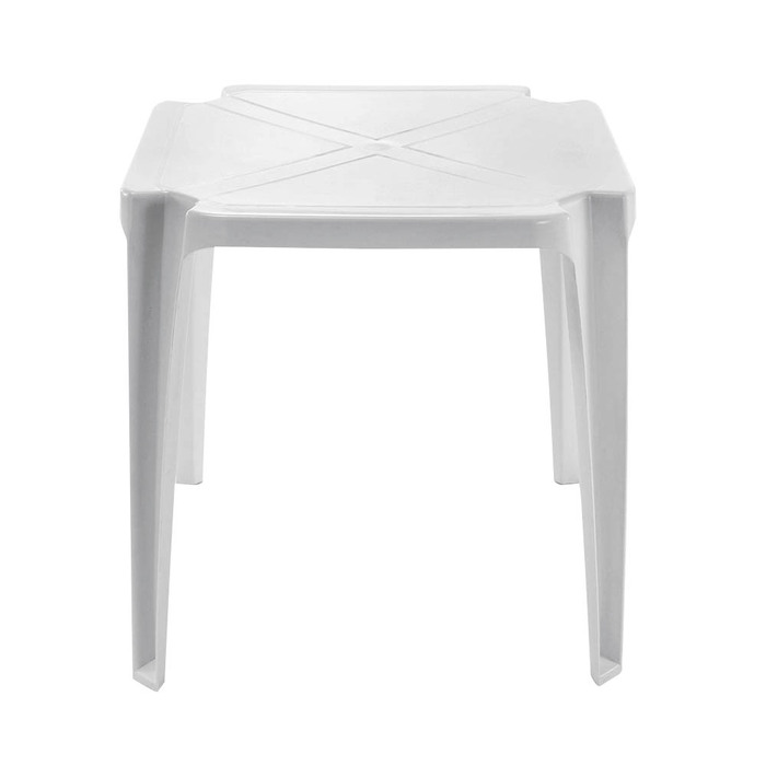 Mesa de Plástico Monobloco Quadrada – Topázio
