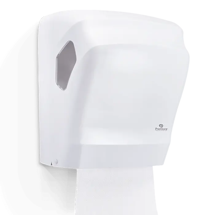 Toalheiro Bobina Puxa e Corta - Premisse - Branco