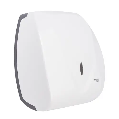 Kit Dispensers Velox Branco – Sabonete 800ml + Papel Toalha + Papel Higiênico Rolão