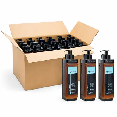 Shampoo Hidratante Refil Kit Banho 400ml – Caixa com 12 Unidades