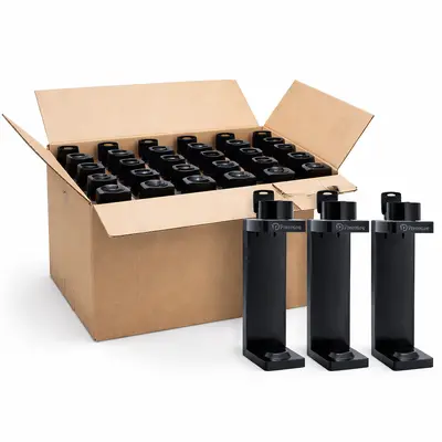 Dispenser para Frascos de Banho Preto – Caixa com 24 Unidades