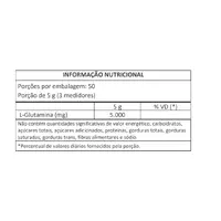 L-GLUTAMINA 100% PURA (250G) - MASTERWAY SUPLEMENTOS - imagem 2