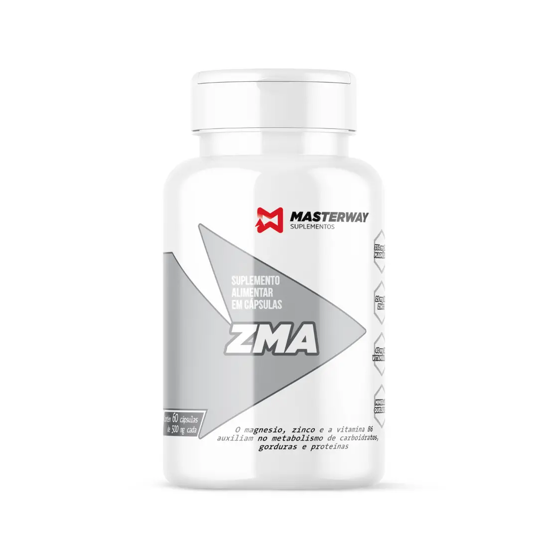 ZMA 60 Cápsulas | Recuperação Muscular e Imunológica - imagem 1