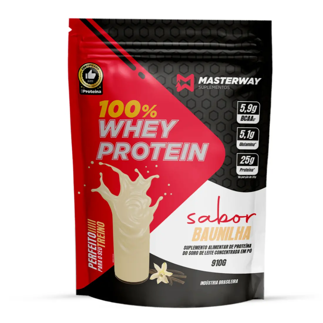 Whey Protein Concentrado 910g | Ganho de Massa e Força - imagem 3