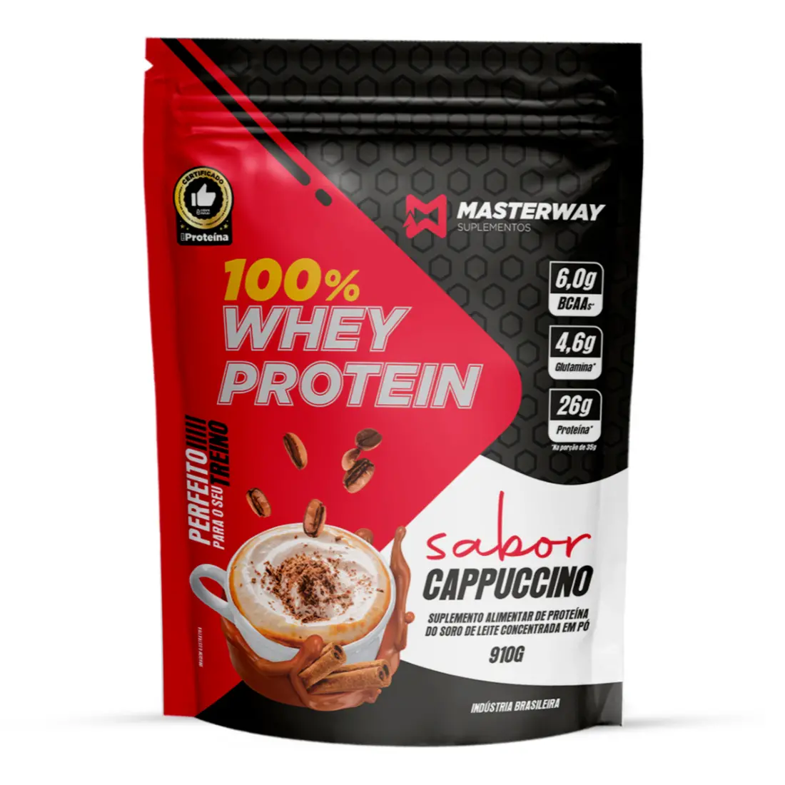 Whey Protein Concentrado 910g | Ganho de Massa e Força - imagem 6