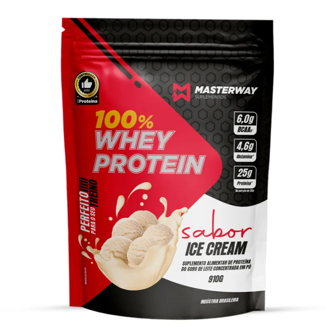 Whey Protein Concentrado 910g | Ganho de Massa e Força - imagem 5