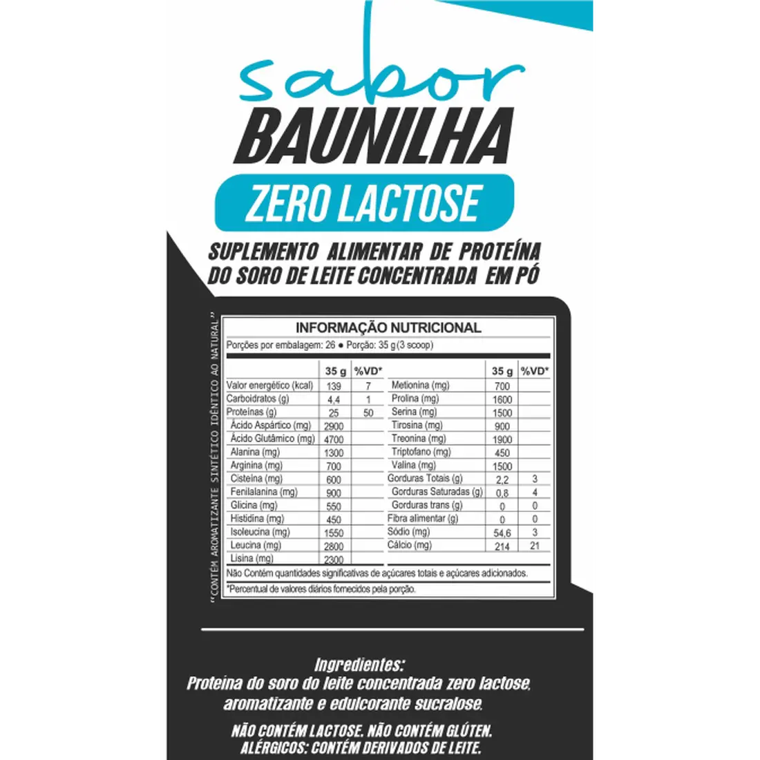 Whey Protein Zero Lactose 910g | Alta Pureza - imagem 4