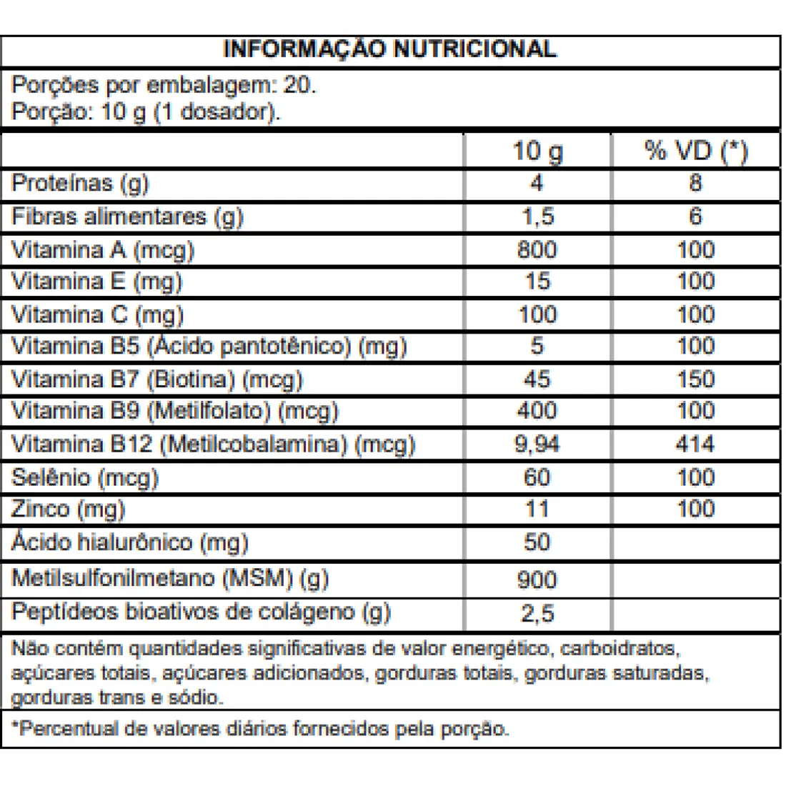 Colágeno Hidrolisado 200g | Vários Sabores - imagem 4