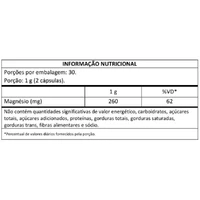 Magnésio Masterway 60 Cápsulas | Energia e Recuperação - imagem 2