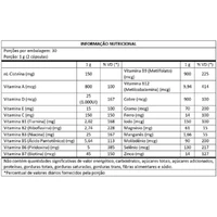 Multivitamínico 60 Cápsulas | Saúde, Energia e Imunidade - imagem 2