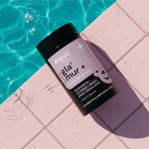 Elavy Health Glamur+ - Cabelo, Pele e Unhas