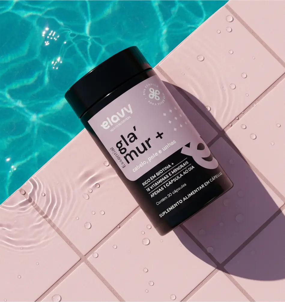 Elavy Health Glamur+ - Cabelo, Pele e Unhas (30 caps)