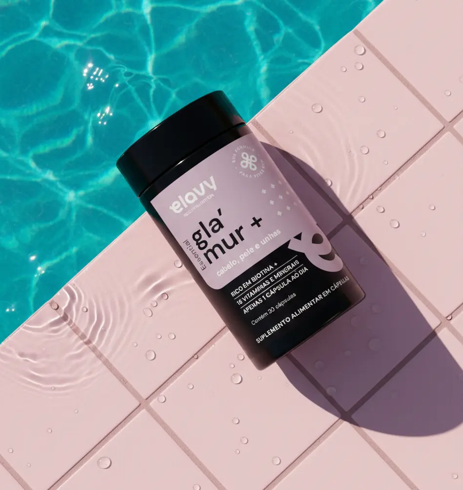 Elavy Health Glamur+ - Cabelo, Pele e Unhas (30 caps)
