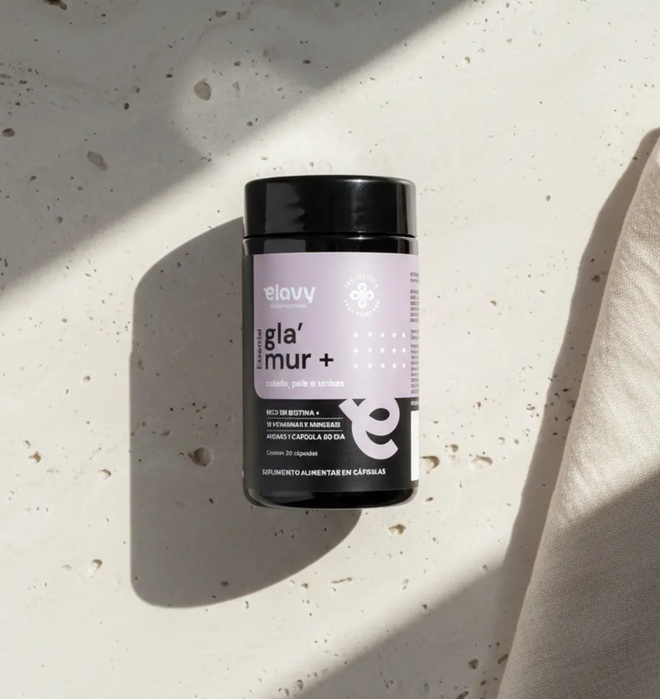 Elavy Health Glamur+ - Cabelo, Pele e Unhas (30 caps)