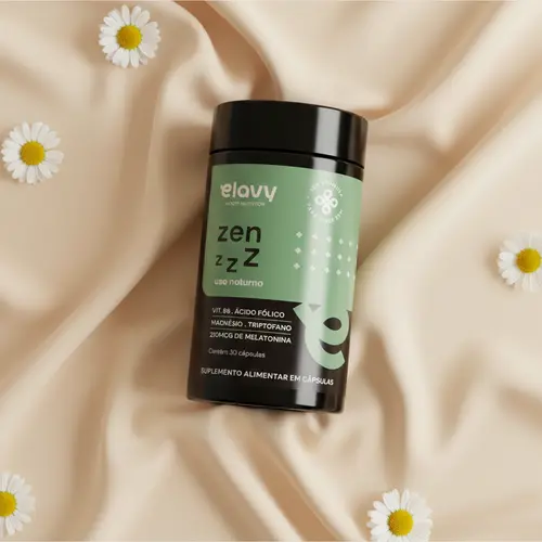Elavy Health Zen - Uso Nortuno c/ 210mg de Melatonina