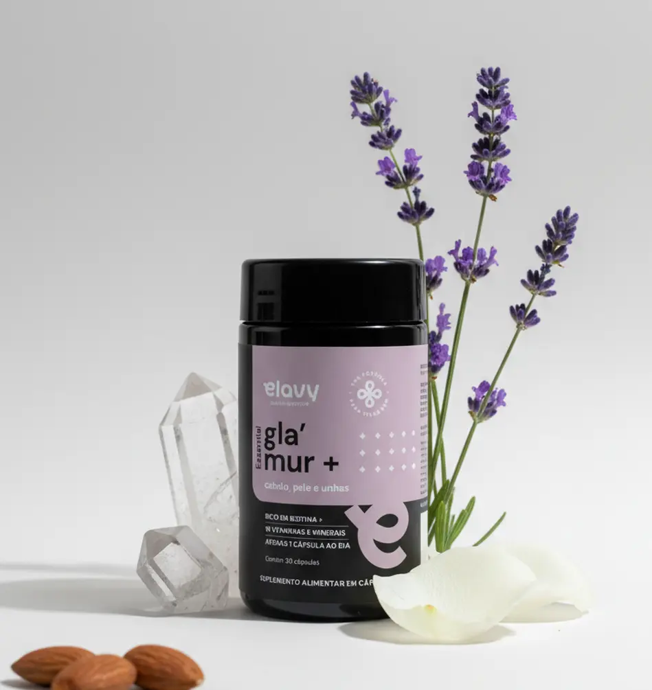 Elavy Health Glamur+ - Cabelo, Pele e Unhas (30 caps)