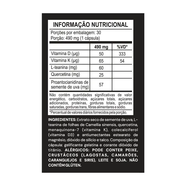 Viv Up. L-Teanina , Vitaminas D e K