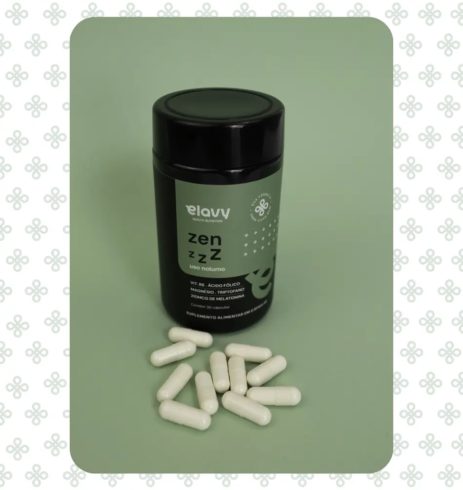 Zen zzZ: Sono com Triptofano + Melatonina | Elavy