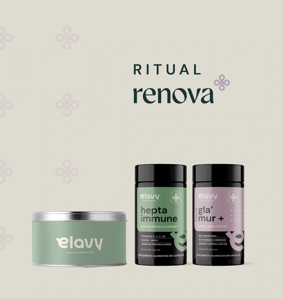Kit Renova: Beleza + Imunidade + Chá Ritual | Elavy