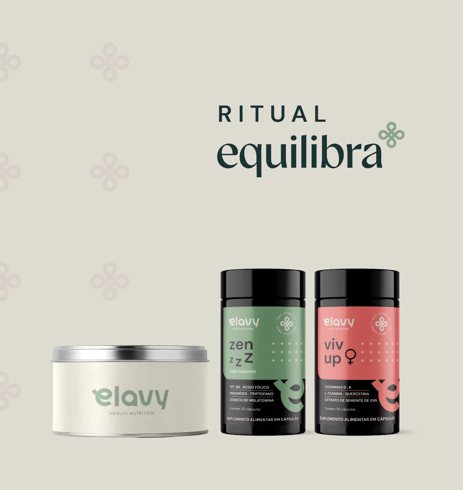 Kit Equilibra: Foco + Sono + Chá Ritual Equilibra | Elavy