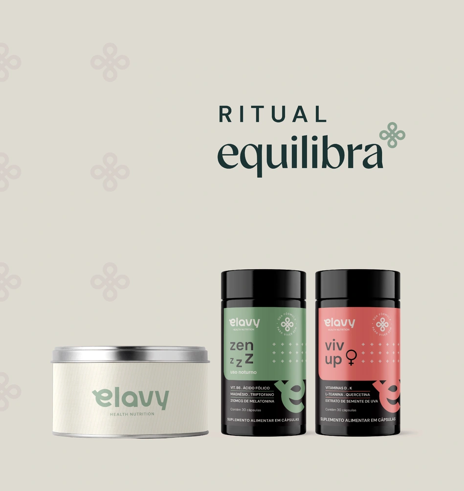 Kit Equilibra: Foco + Sono + Chá Ritual Equilibra | Elavy