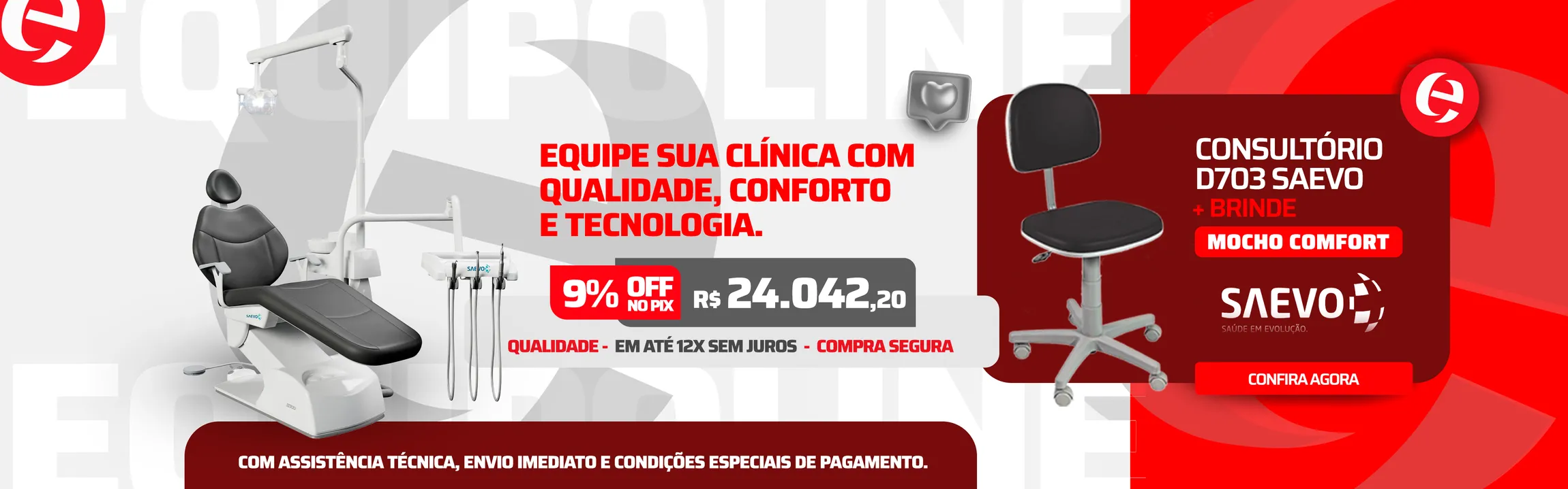 Banner Consultório Odontológico D703 - Saevo