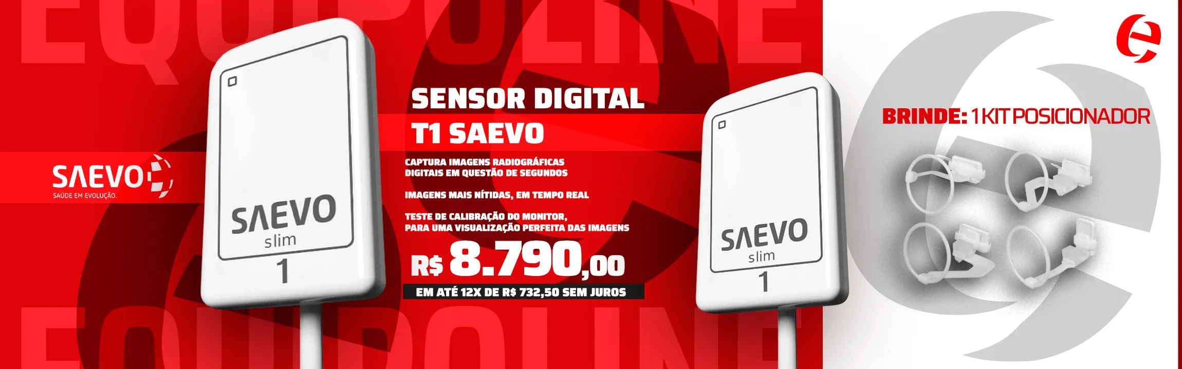 Banner Sensor Radiográfico Digital – T1 Slim – Saevo