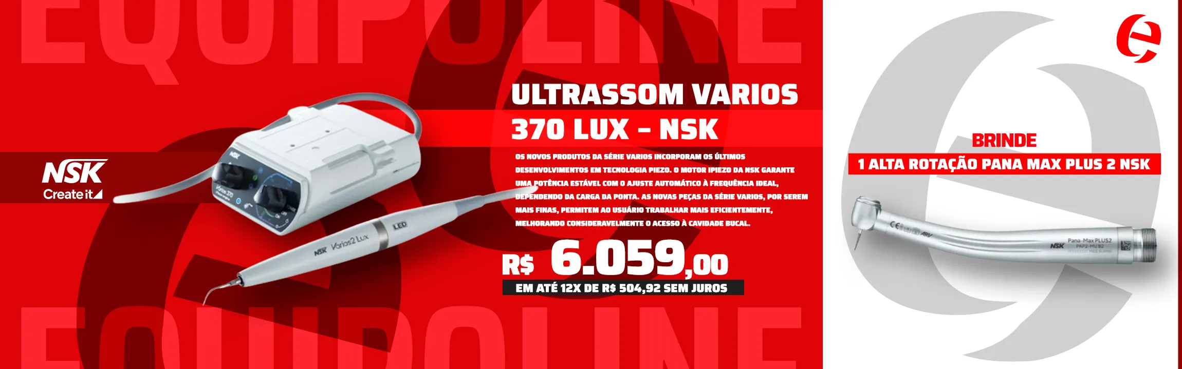 Banner Ultrassom Varios 370 Lux – NSK