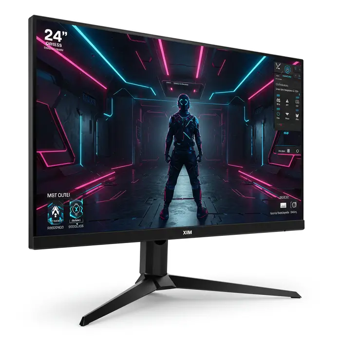 Monitor Gamer Samsung Odyssey 24” Full HD 144Hz 1ms – FreeSync Premium, HDMI/DisplayPort
