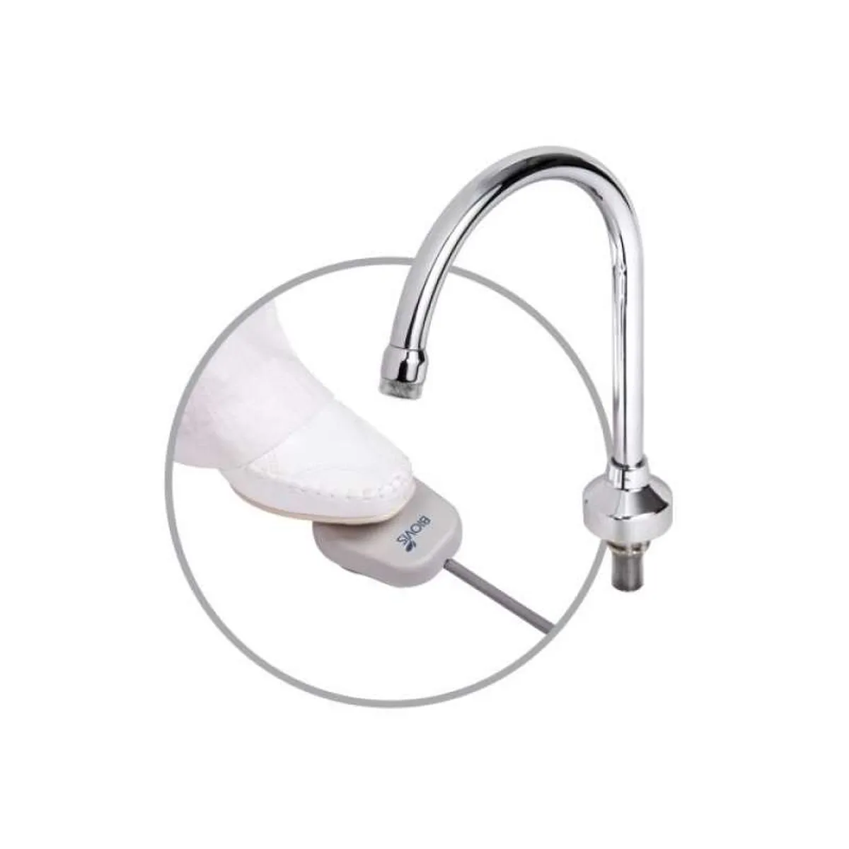 AQUA I Pedal Mais torneira 16cm – Biovis