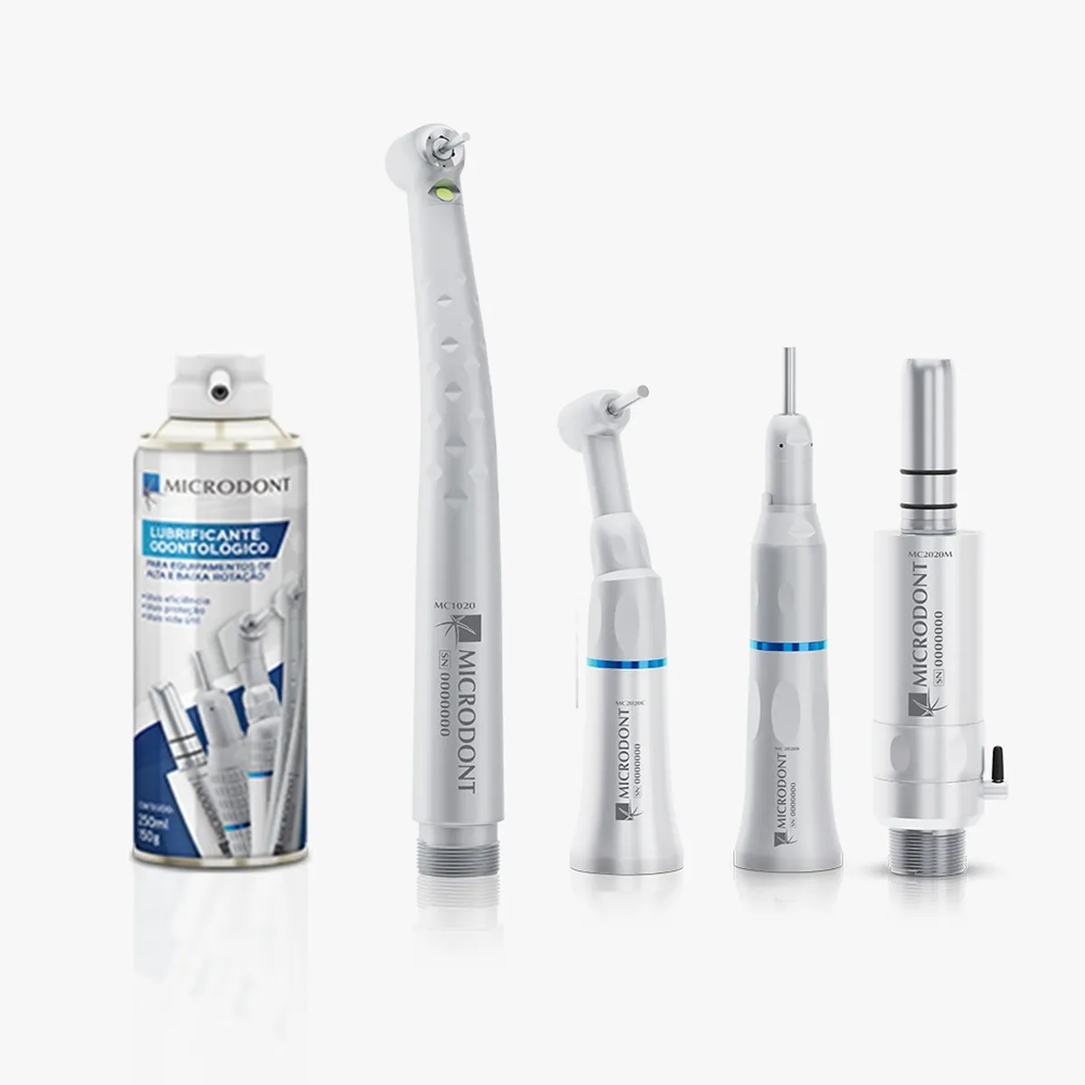 Kit Acadêmico Astro Light com Led 4 Peças - Microdont