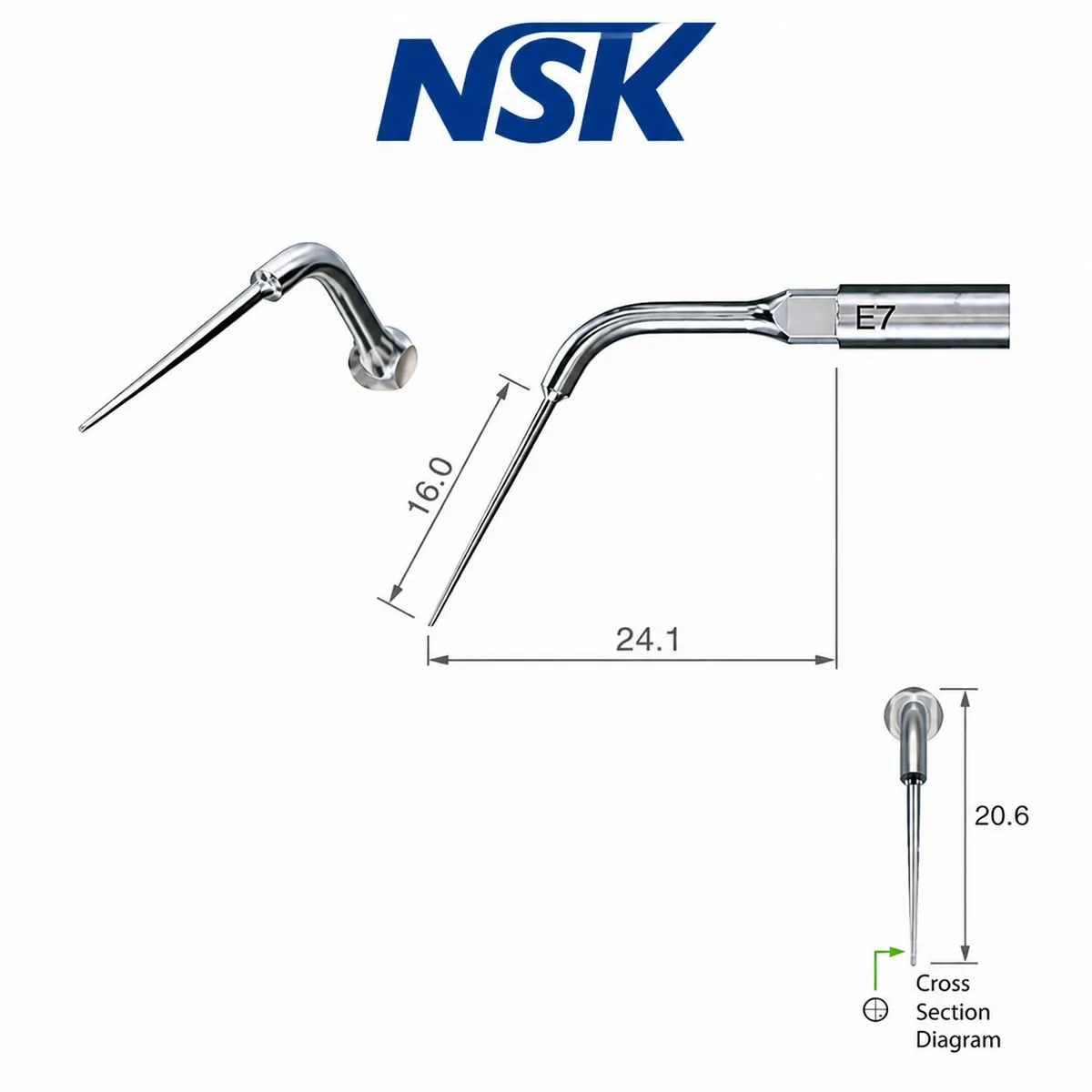 Inserto Endo E7 – NSK
