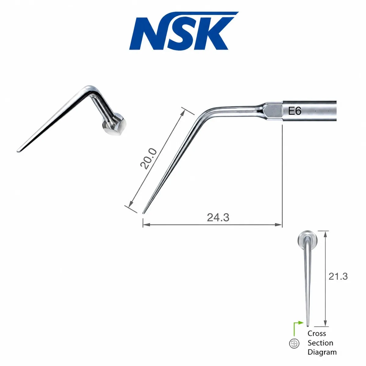 Inserto Endo E6 – NSK