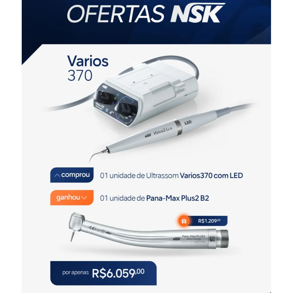 Ultrassom Varios 370 Lux – NSK