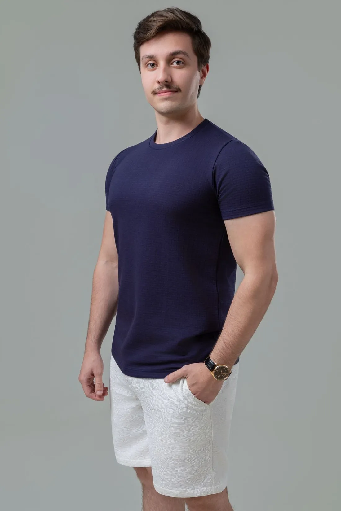 Camiseta Cartagena Estruturada Mar