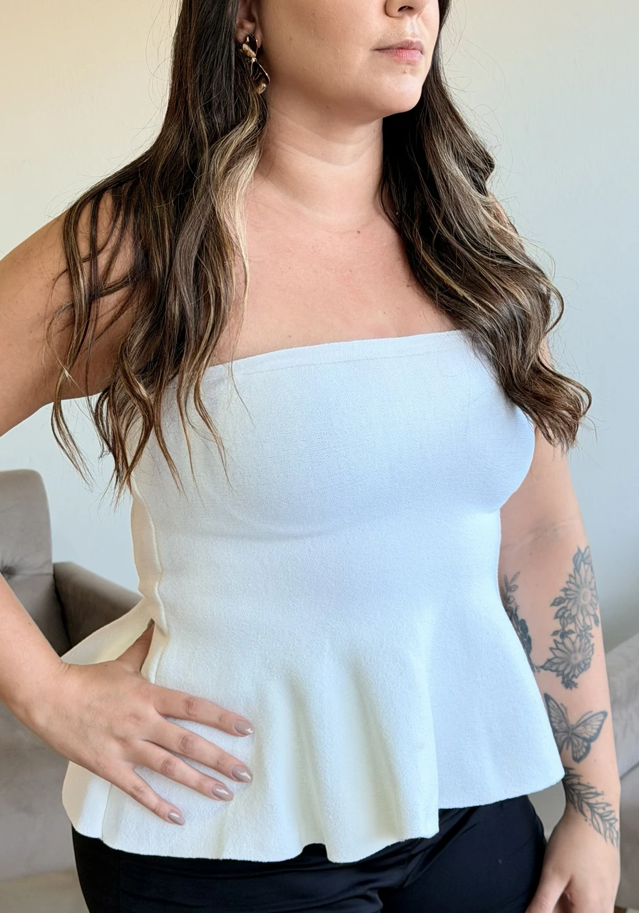 Blusa Peplum Penélope