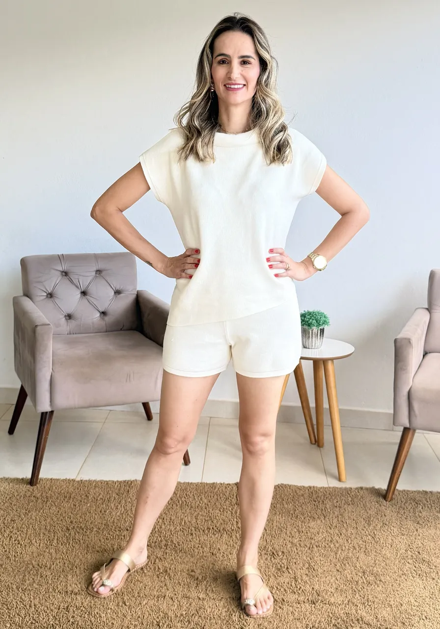 Conjunto Tricô Heloise