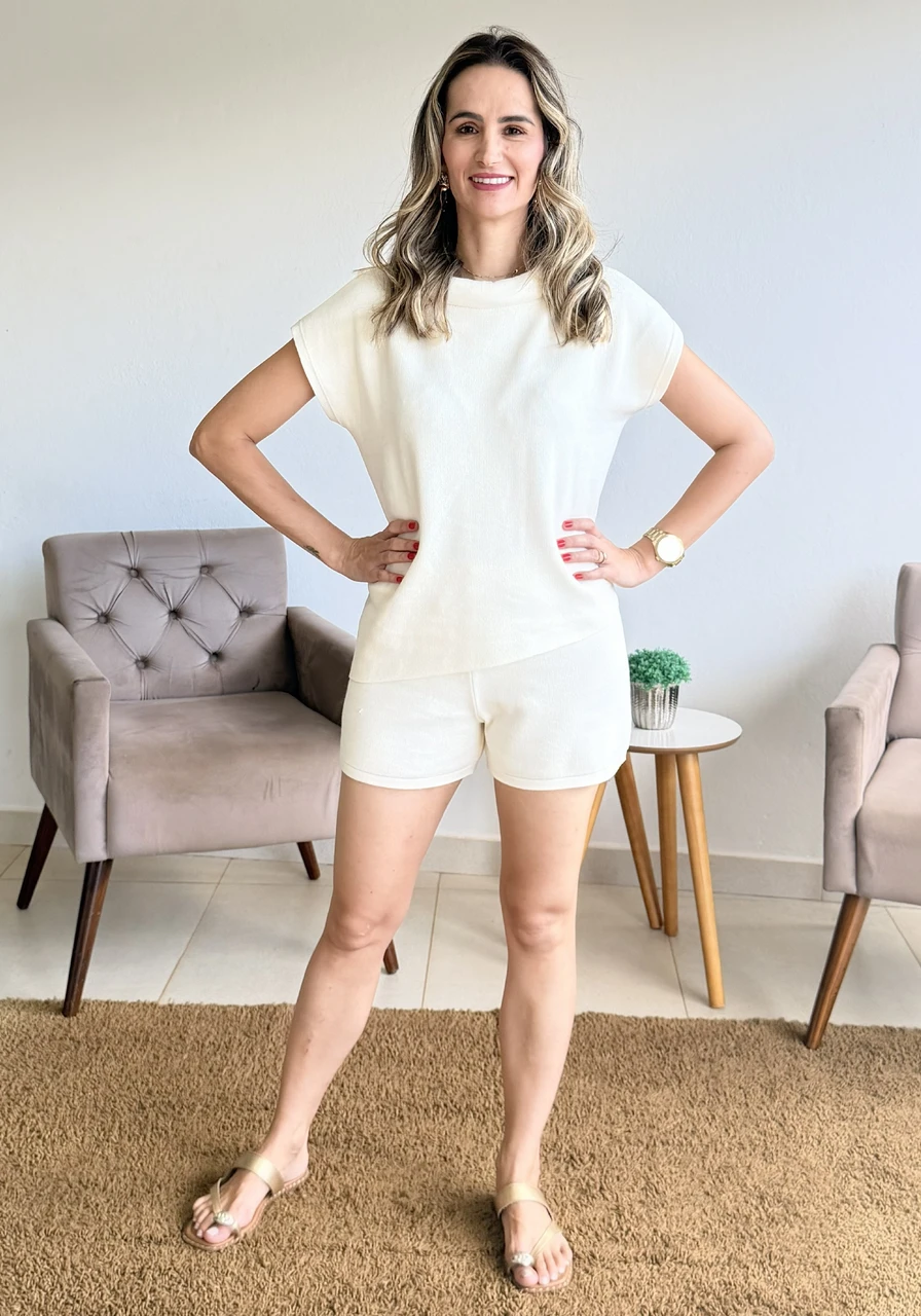 Conjunto Tricô Heloise