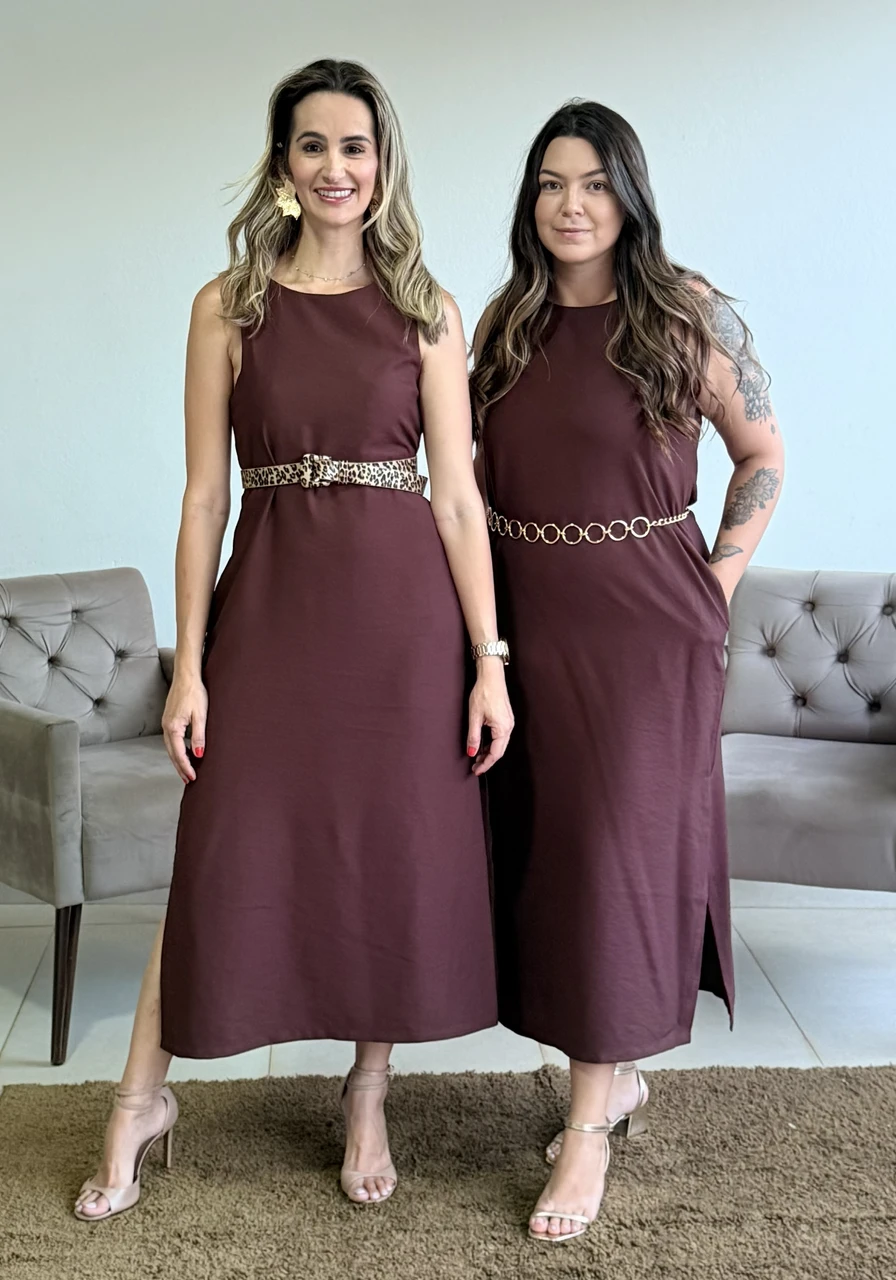 Vestido Midi Tinna