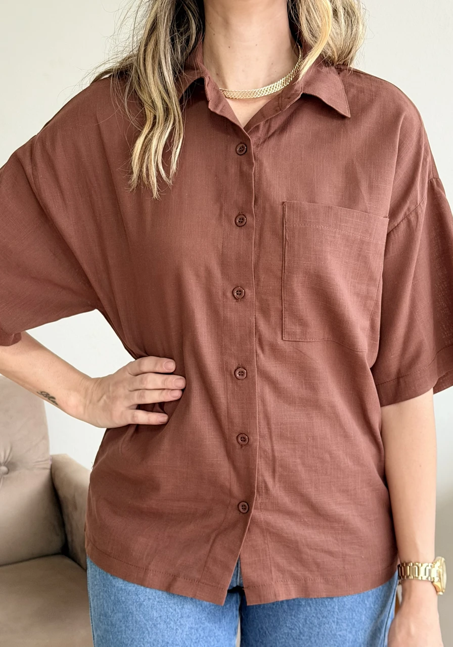 Camisa Manga Curta Mariana