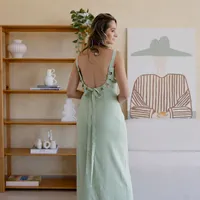 Vestido Amarração Costa Maitê - imagem 2