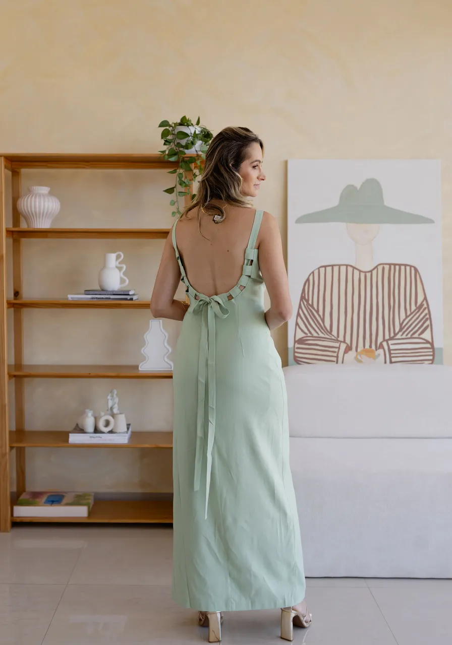 Vestido Amarração Costa Maitê